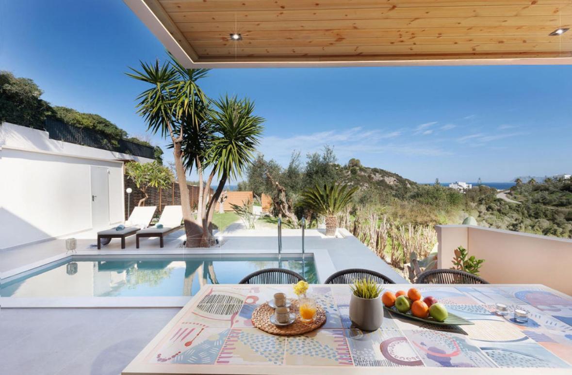 Olive Garden - Private Heated Pool Vacation Home Platanias  Exterior photo