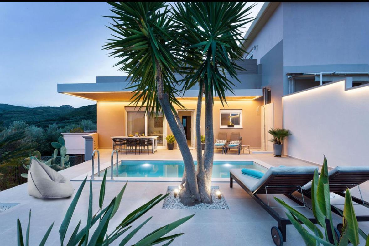 Olive Garden - Private Heated Pool Vacation Home Platanias  Exterior photo